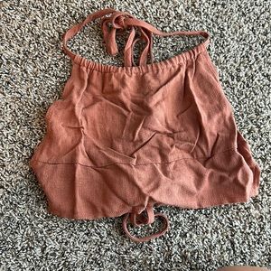 Super cute backless tie tank top from Pac sun